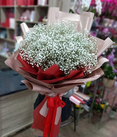 Букет цветов из: Гипсофила в Приморском