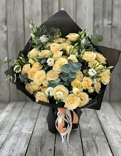 Букет цветов из:  Розы и Лизиантусы в Приморском
