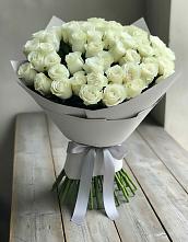 Букет 35 Белых роз #REPLACE_PRED# Приморском