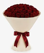 Букет 101 Бордовая роза Блэк Бакарра в Приморском