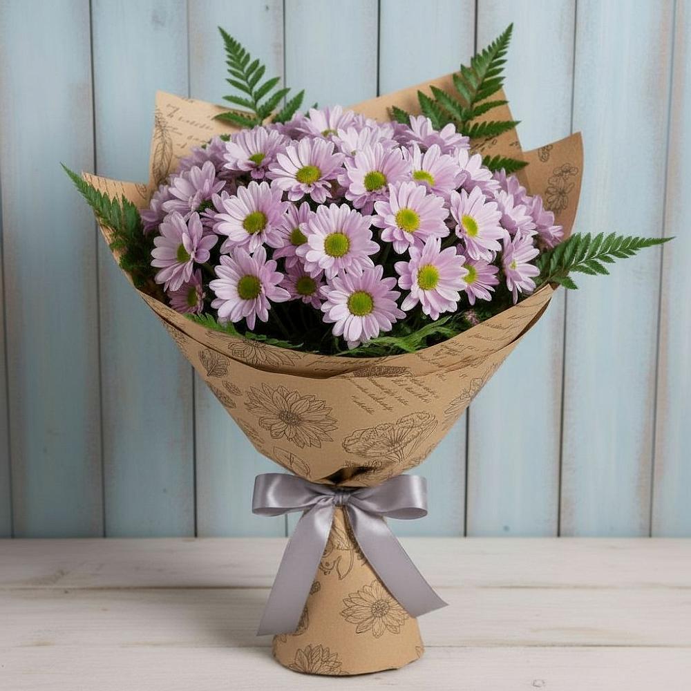 Букет цветов из: Хризантемы в Приморском