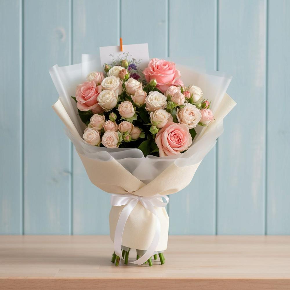 Букет цветов из: Розы в Приморском