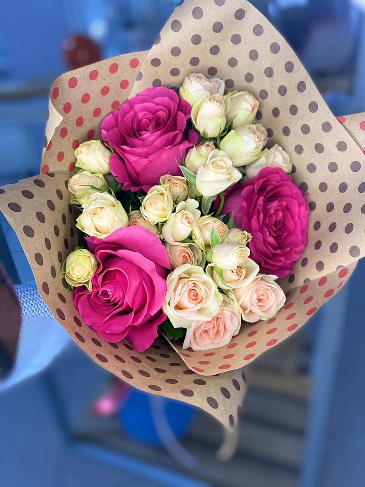 Букет цветов из: Розы в Приморском