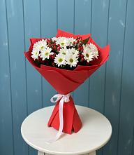 Букет цветов из:  Хризантемы в Приморском