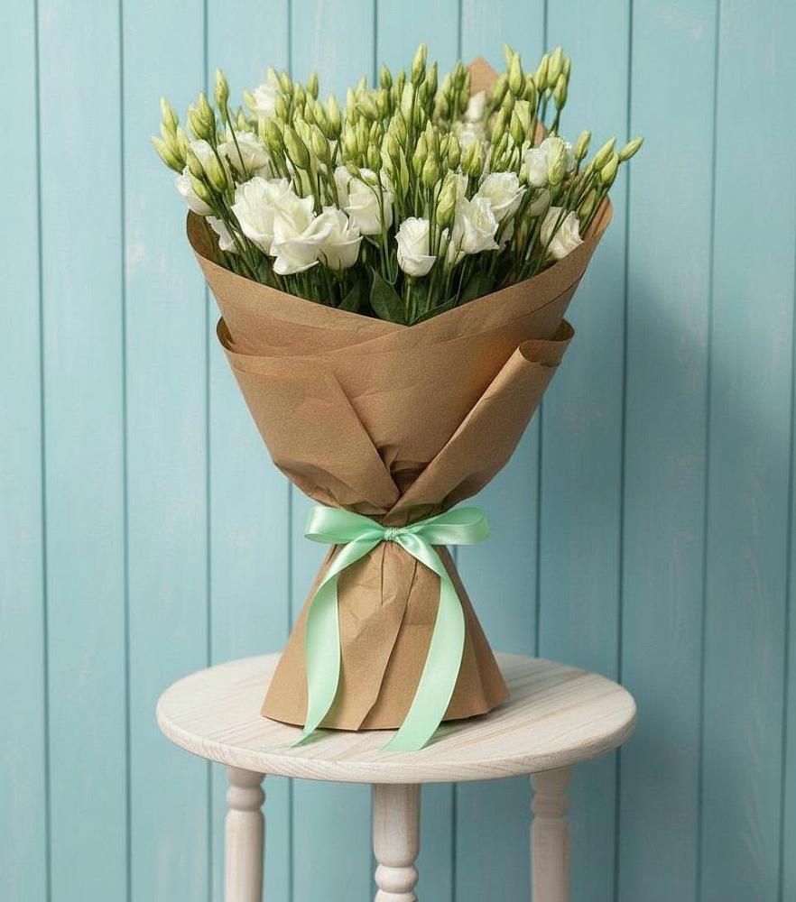 Букет цветов из: Лизиантусы в Приморском