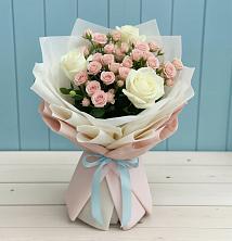 Букет цветов из:  Розы в Приморском