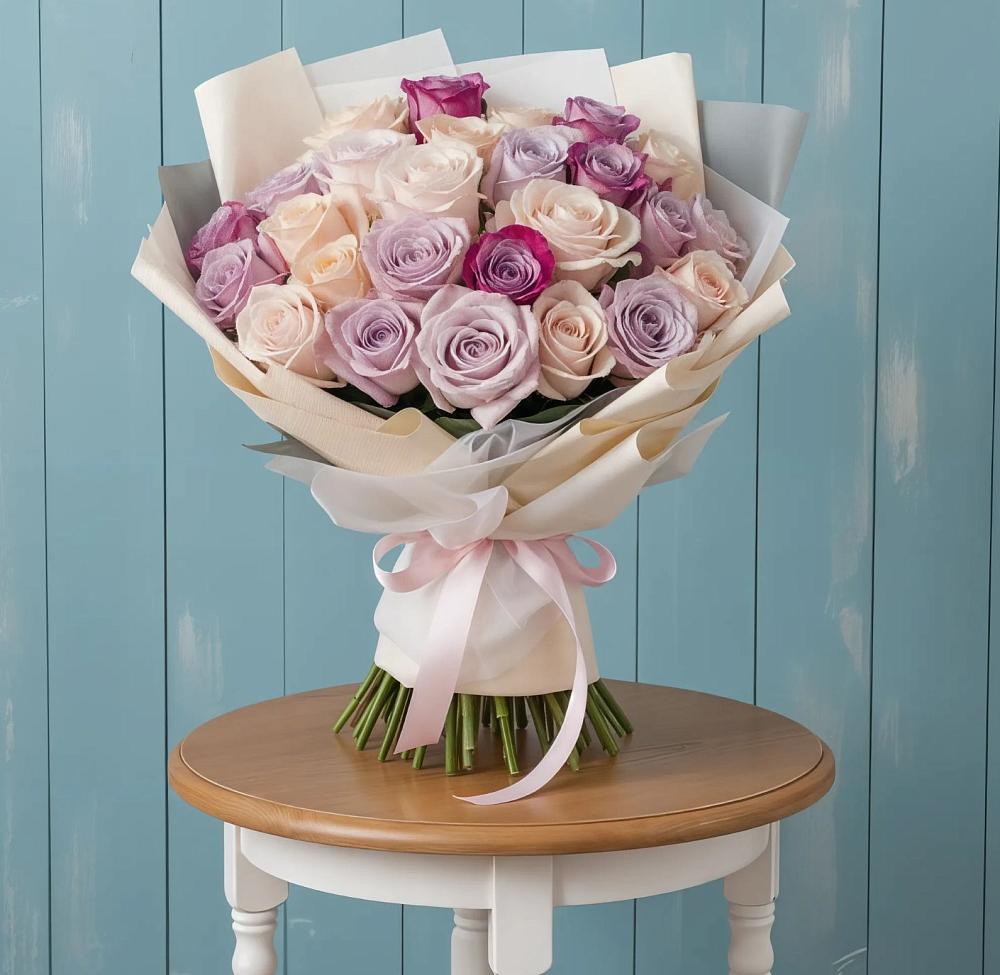 Букет цветов из: Розы в Приморском