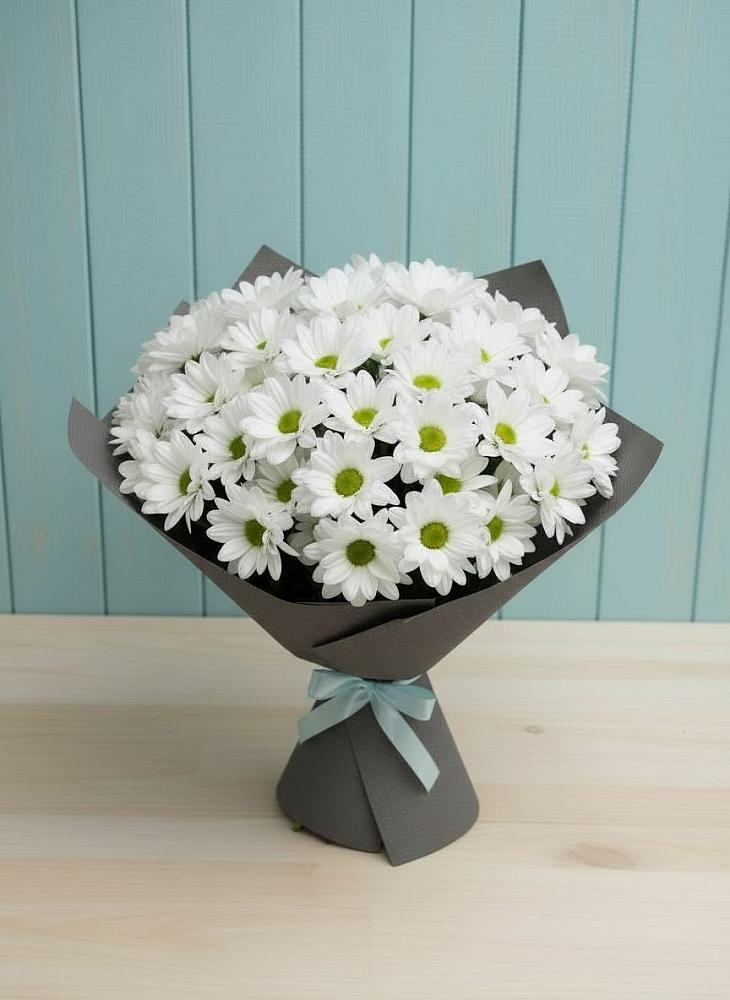 Букет цветов из: Хризантемы в Приморском