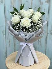 Букет цветов из:  Розы в Приморском