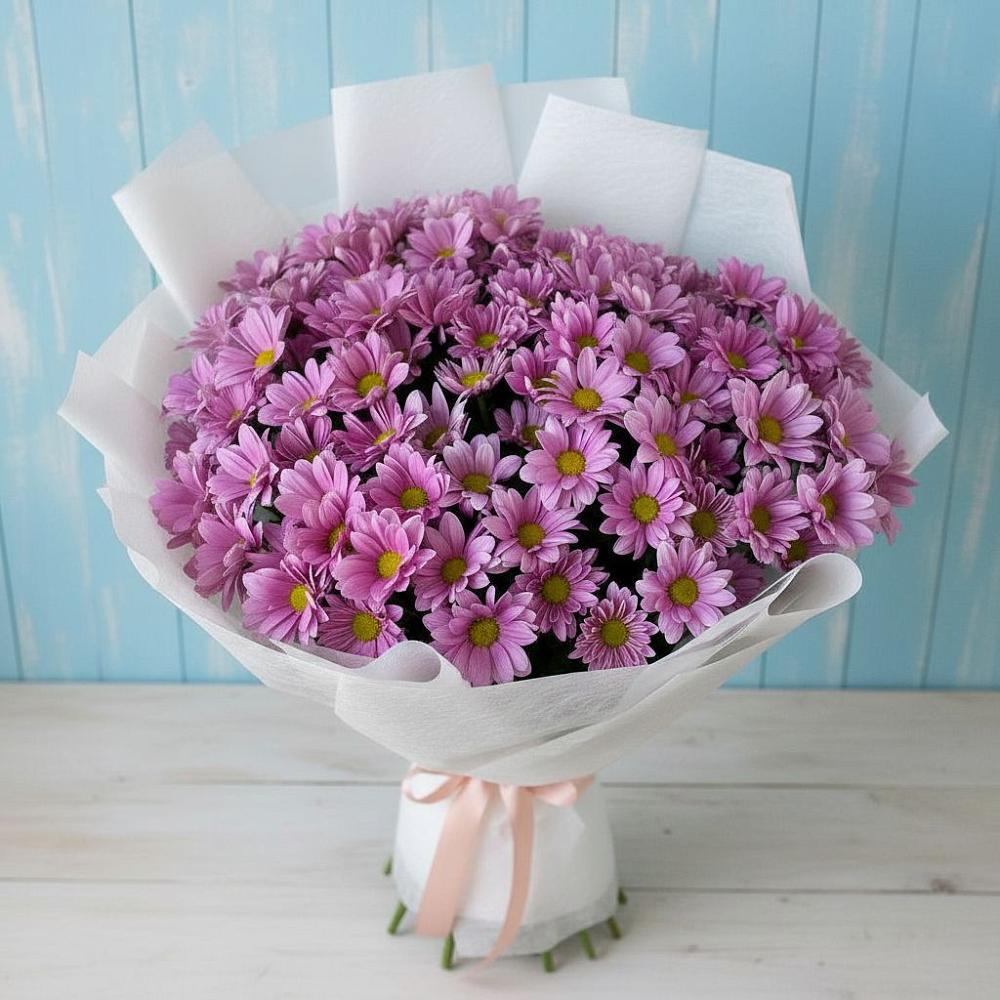Букет цветов из: Хризантемы в Приморском
