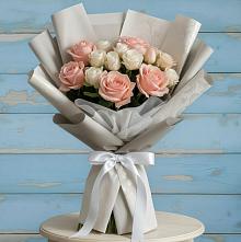 Букет цветов из:  Розы #REPLACE_PRED# Приморском