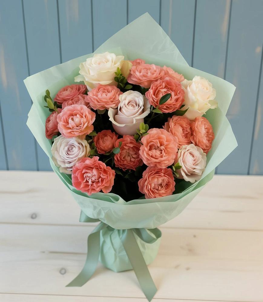 Букет цветов из: Розы в Приморском