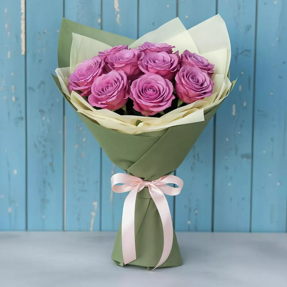 Букет Розы Фёрст Леди в Приморском