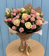 Букет цветов из:  Розы в Приморском