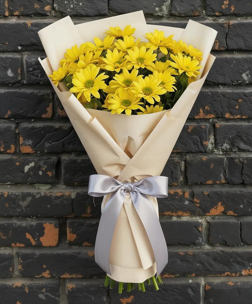 Букет цветов из: Хризантемы в Приморском