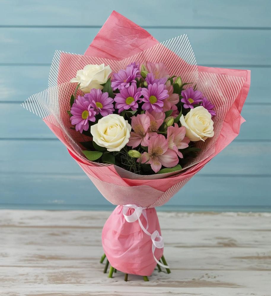 Букет цветов из: Герберы в Приморском