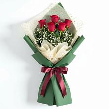 Букет цветов из:  Розы в Приморском