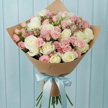 Букет цветов из:  Розы в Приморском